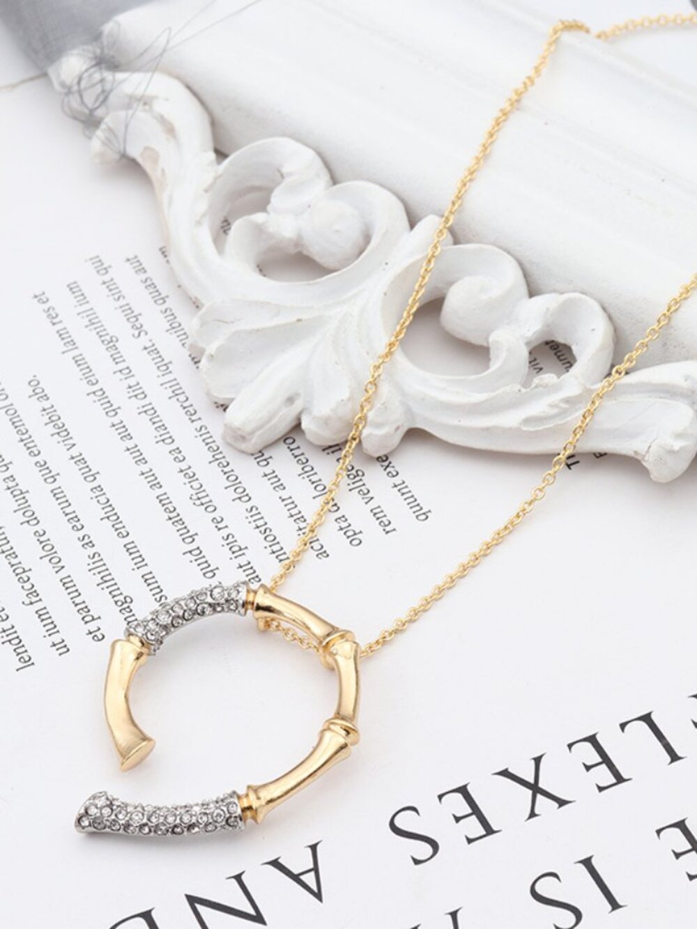 Alexis Bittar Bamboo Necklace - Picture 4 of 5
